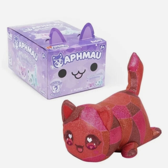 Aphmau MeeMeows RUBY RED 6" Celestial Litter 4 Plush Cat Kitten Toy SEALED - Picture 2 of 12